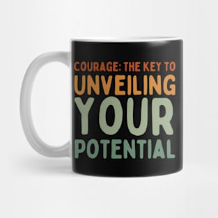 Empowering Life Mantras: Inspiring Words Mug